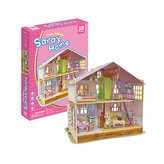 Puzzle 3D Dům pro panenky Sara´s Home