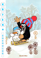 Krtek a sněhulák - omalovánka