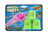 Whacky Shots 9,5cm s doplňky Metal Blast růžový na kartě