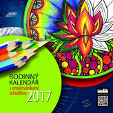 Rodinný kalendář s omalovánkami a hudbou - nástěnný kalendář 2017