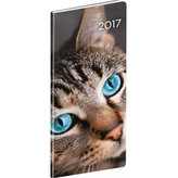 Diář 2017 - Kočky - kapesní/plánovací měsíční