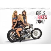 Kalendář nástěnný 2017 - Girls & Bikes/Jim Gianatsis