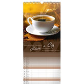 Kalendář nástěnný 2017 - Káva a čaj