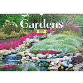 Kalendář nástěnný 2017 - Zahrady
