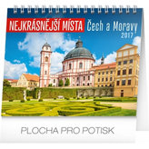 Kalendář stolní 2017 - Nejkrásnější místa Čech a Moravy
