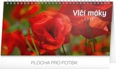 Kalendář stolní 2017 - Vlčí máky řádkový