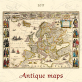 Antique maps 2017 - nástěnný kalendář
