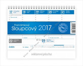 Kalendář stolní 2017 - Poznámkový sloupcový
