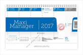 Kalendář stolní 2017 - Maximanager modrý