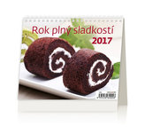 Kalendář stolní 2017 - MiniMax/Rok plný sladkostí