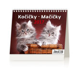 Kalendář stolní 2017 - MiniMax/Kočičky