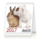 Kalendář stolní 2017 - Mini Pets