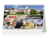 Kalendář stolní 2017 - České pivovary nejen na kole