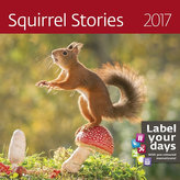 Kalendář nástěnný 2017 - Squirrel Storius