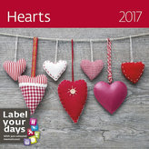 Kalendář nástěnný 2017 - Hearts