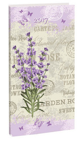Diář A6 Lavender týdenní 2017