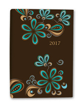 Diář B6 Flower denní 2017