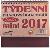 Pracovní kalendář mini 2017 - stolní kalendář