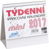 Týdenní pracovní kalendář mini 2017 - stolní kalendář