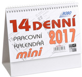 14denní pracovní kalendář mini 2017 - stolní kalendář
