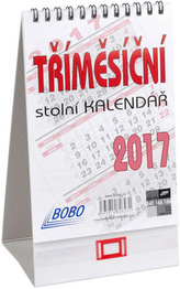 Tříměsíční stolní kalendář 2017 - stolní kalendář