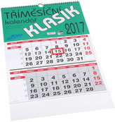 Tříměsíční Klasik 2017 - nástěnný kalendář