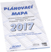 Plánovací mapa 2017 - nástěnný kalendář