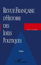Revue Française d\'Histoire des Idées Politiques