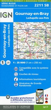 Gournay-en-Bray.Lachapelle-aux-Pots 1:25 000