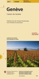 Swisstopo 1 : 50 000 Genève Wanderkarte