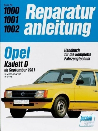 Opel Kadett D ab September 1981 Opel Kadett D ab September 1981