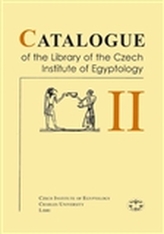 Catalogue of the Library of the Czech Institute of Egyptology II.