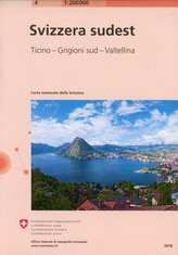 Swisstopo Schweiz Süd-Ost 1 : 200 000