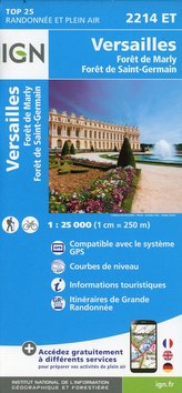 Versailles.Forêts de Marly et de St-Germain 1:25 000