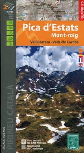 Pica d\'Estats - Mont-roig 1:25 000