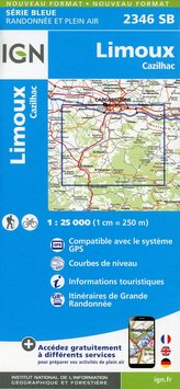Limoux - Cazilhac 1:25 000