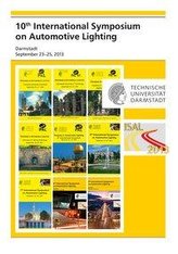 10th International Symposium on Automotive Lighting - ISAL 2013 - Proceedings of the Conference