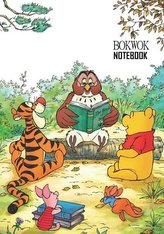 Notebook: Winnie the Pooh Medium College Ruled Notebook 129 Pages Lined 7 X 10 in (17.78 X 25.4 CM)