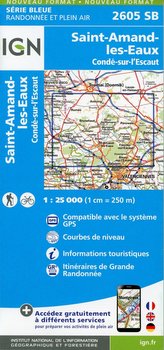 Saint-Amand-les-Eaux.Condé-sur-l\'Escaut 1:25 000