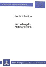 Zur Haftung des Kommanditisten