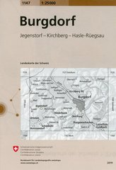 Swisstopo 1 : 25 000 Burgdorf