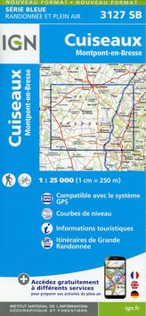 Cuiseaux.Montpont-en-Bresse 1:25 000