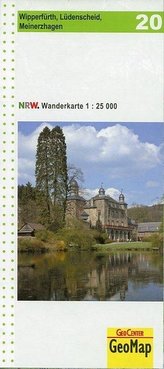 Nordrhein-Westfalen Wanderkarte  20 Wipperfürth, Lüdenscheid, Meinerzhagen 1 : 25 000