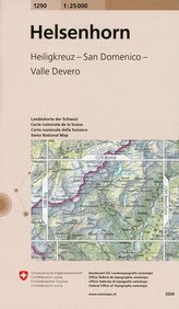 Swisstopo 1 : 25 000 Helsenhorn