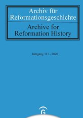 Archiv für Reformationsgeschichte - Aufsatzband