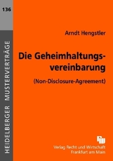 Die Geheimhaltungsvereinbarung