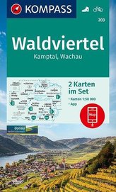 KV WK 203 Waldviertel, Kamptal, Wachau (2-K-Set) 1:50 000