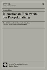 Internationale Reichweite der Prospekthaftung