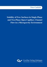 Stability of Free Surfaces in Single-Phase and Two-Phase Open Capillary Channel Flow in a Microgravity Environment