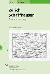 Swisstopo 1 : 50 000 Zürich Schaffhausen